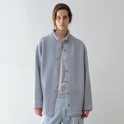 Damen Wolljacke Stehkragen Norvielle