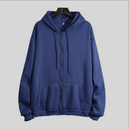 Damen Kapuzenjacke Mit Reißverschluss Und Kängurutaschen Norvielle