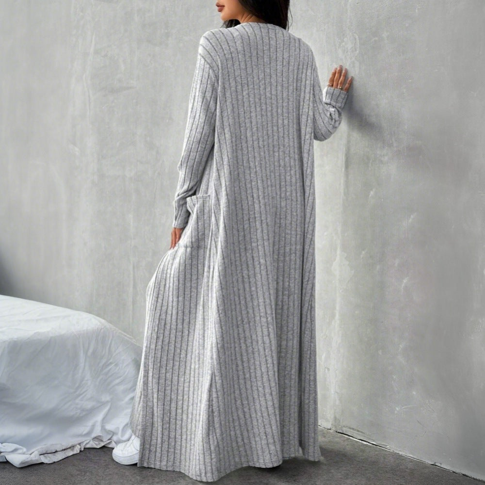 Damen Strickpullover Langärmlig Elegant Wickeldesign Norvielle