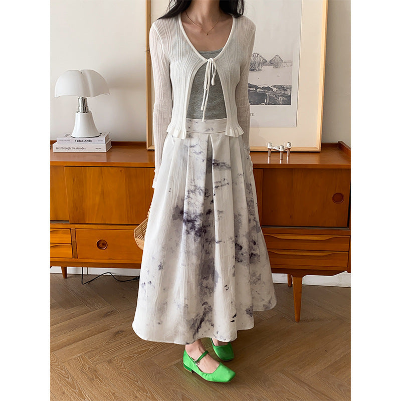 Damen Maxirock Floralmuster Norvielle