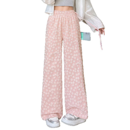 Damen Leichte Sommerhose Weite Bein Norvielle