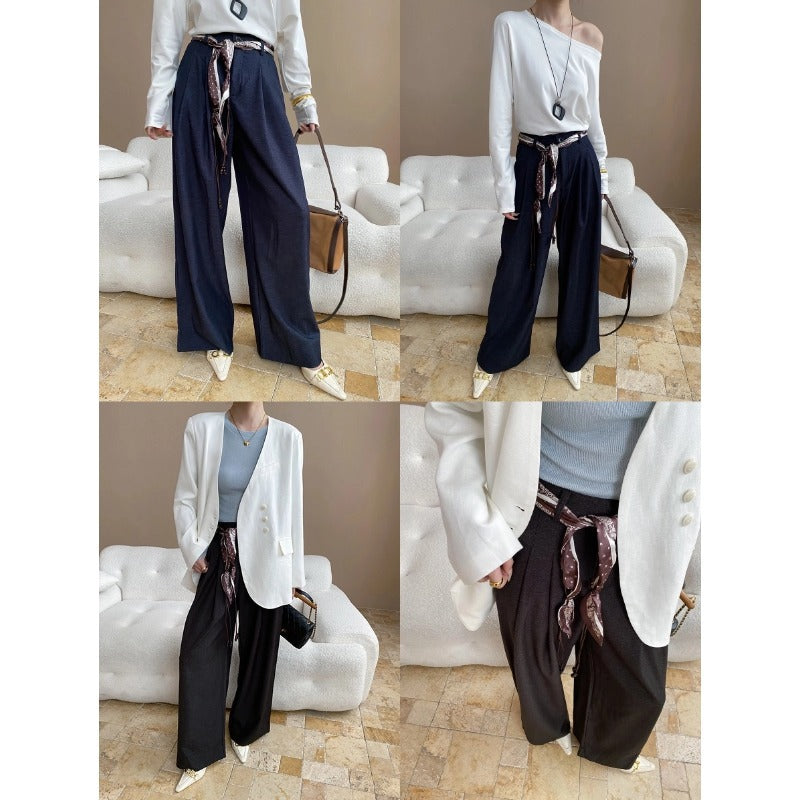 Damen Blazer Asymmetrisch Hochwertig Norvielle