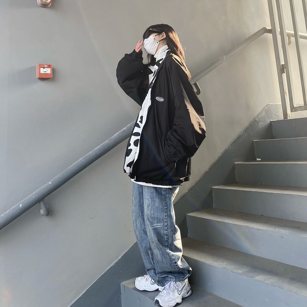 Damen Oversized Funktionsjacke