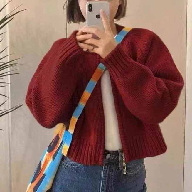 Damen Strickjacke Rundhalsausschnitt Kuschelig Norvielle - Norvielle