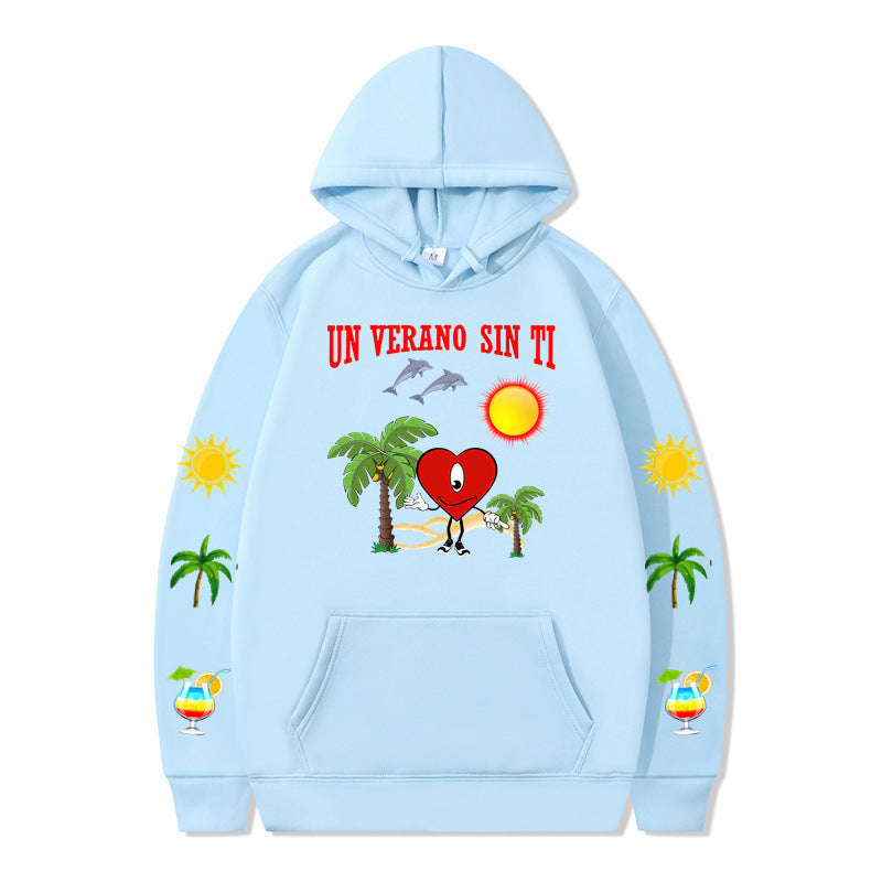 Damen Kapuzenpullover Sommermotiv Bequem Norvielle