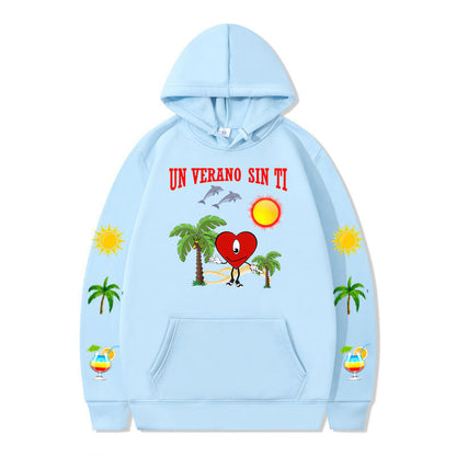 Damen Kapuzenpullover Sommermotiv Bequem Norvielle