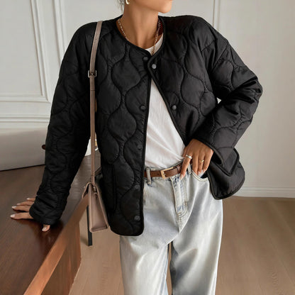 Damen Steppjacke Modern Praktische Taschen Norvielle