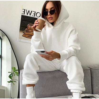 Damen Hoodie Jogginghose Set Oversized Norvielle