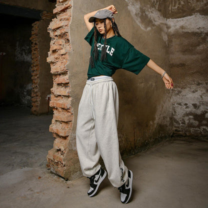 Damen Sweatpants Freizeit mit Schriftzug Norvielle