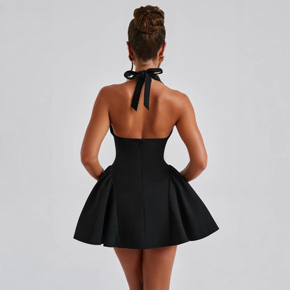 Damen Sommerkleid V-Ausschnitt Weiches Material Norvielle