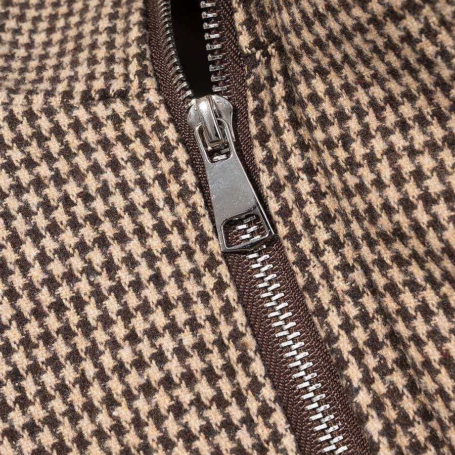 Damen Übergangsjacke Hahnentritt-Muster Norvielle