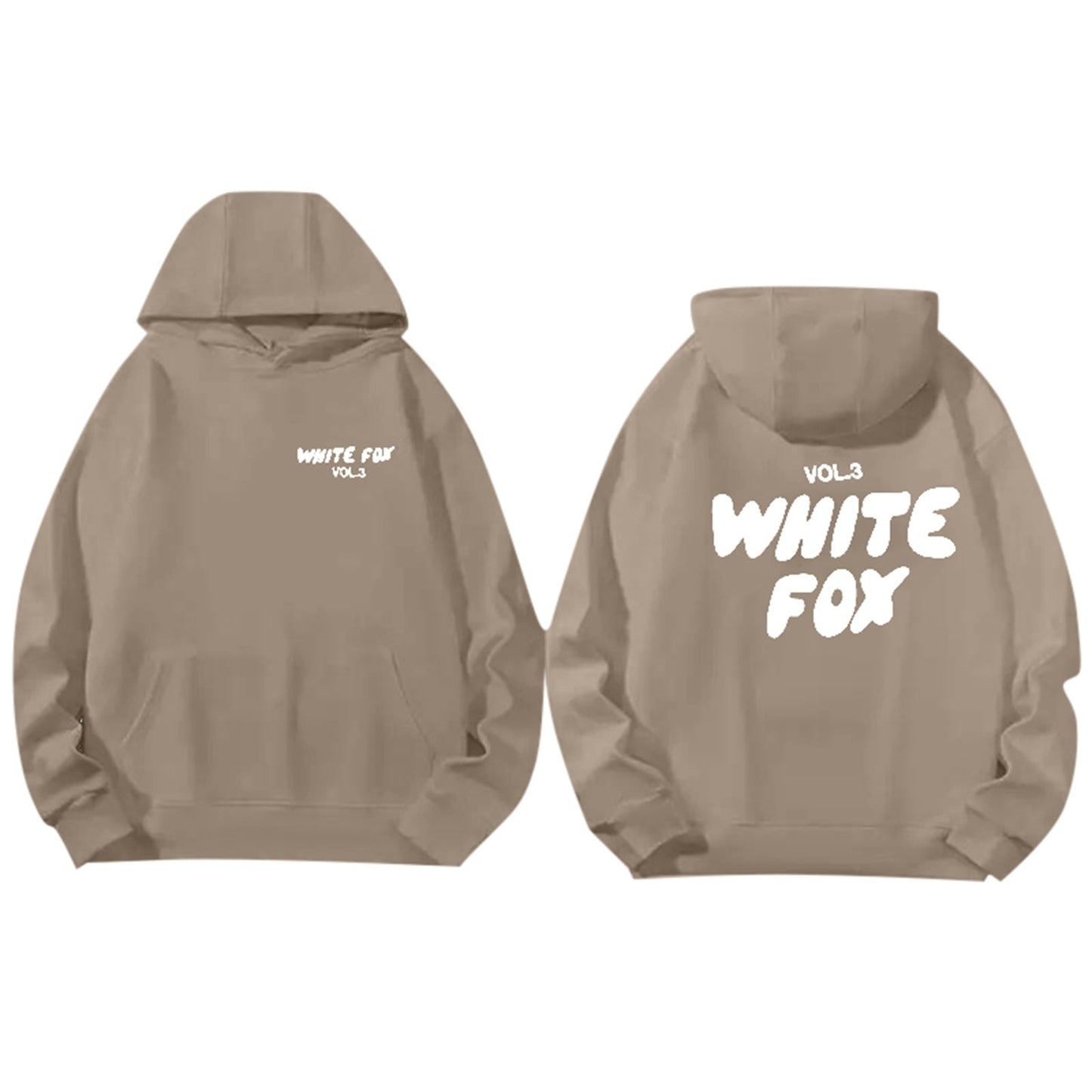 Herren Kapuzenpullover Streetwear Lässig Weiß