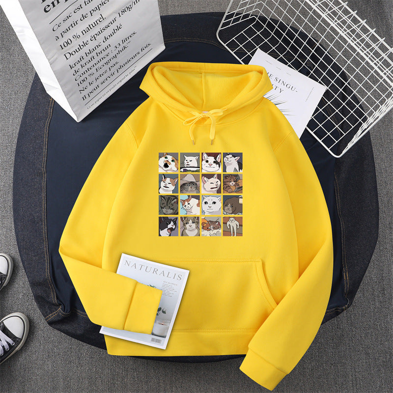 Damen Sweatshirt Tier-Motiv Norvielle