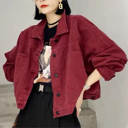 Damen Oversized Denimjacke