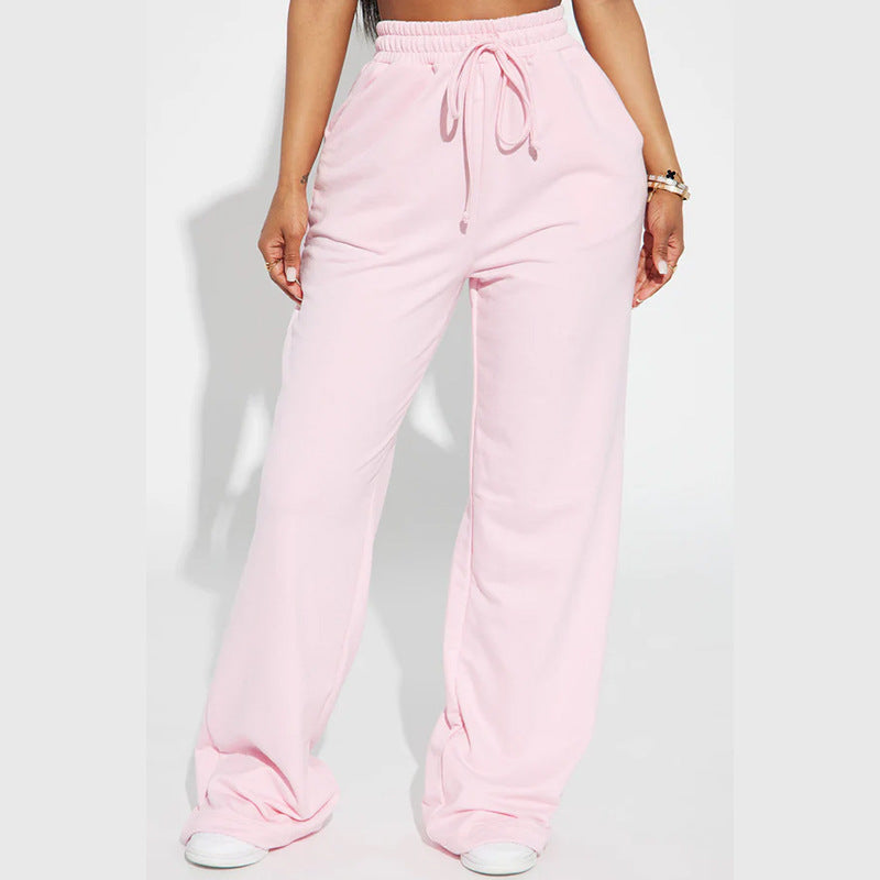 Damen Sweatpants Weite Passform Elastischer Bund Norvielle