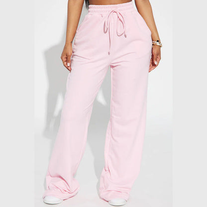 Damen Sweatpants Weite Passform Elastischer Bund Norvielle