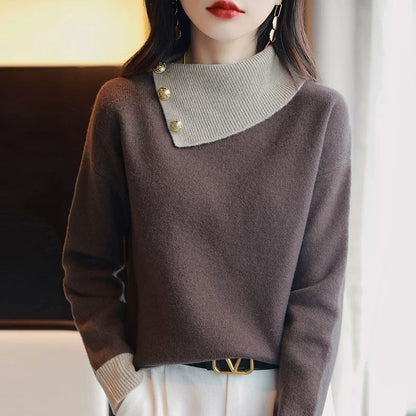 Damen Rollkragenpullover Kuschelig Norvielle