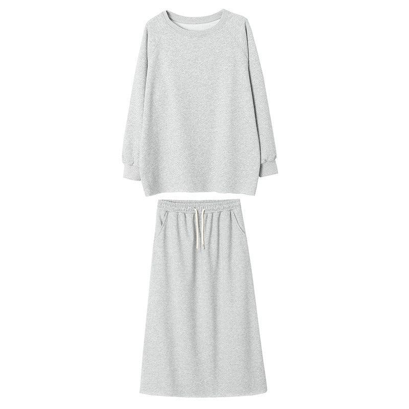 Damen Sweatshirt Skirt-Set Norvielle