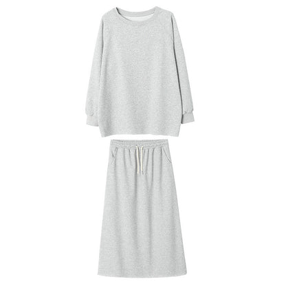 Damen Sweatshirt Skirt-Set Norvielle