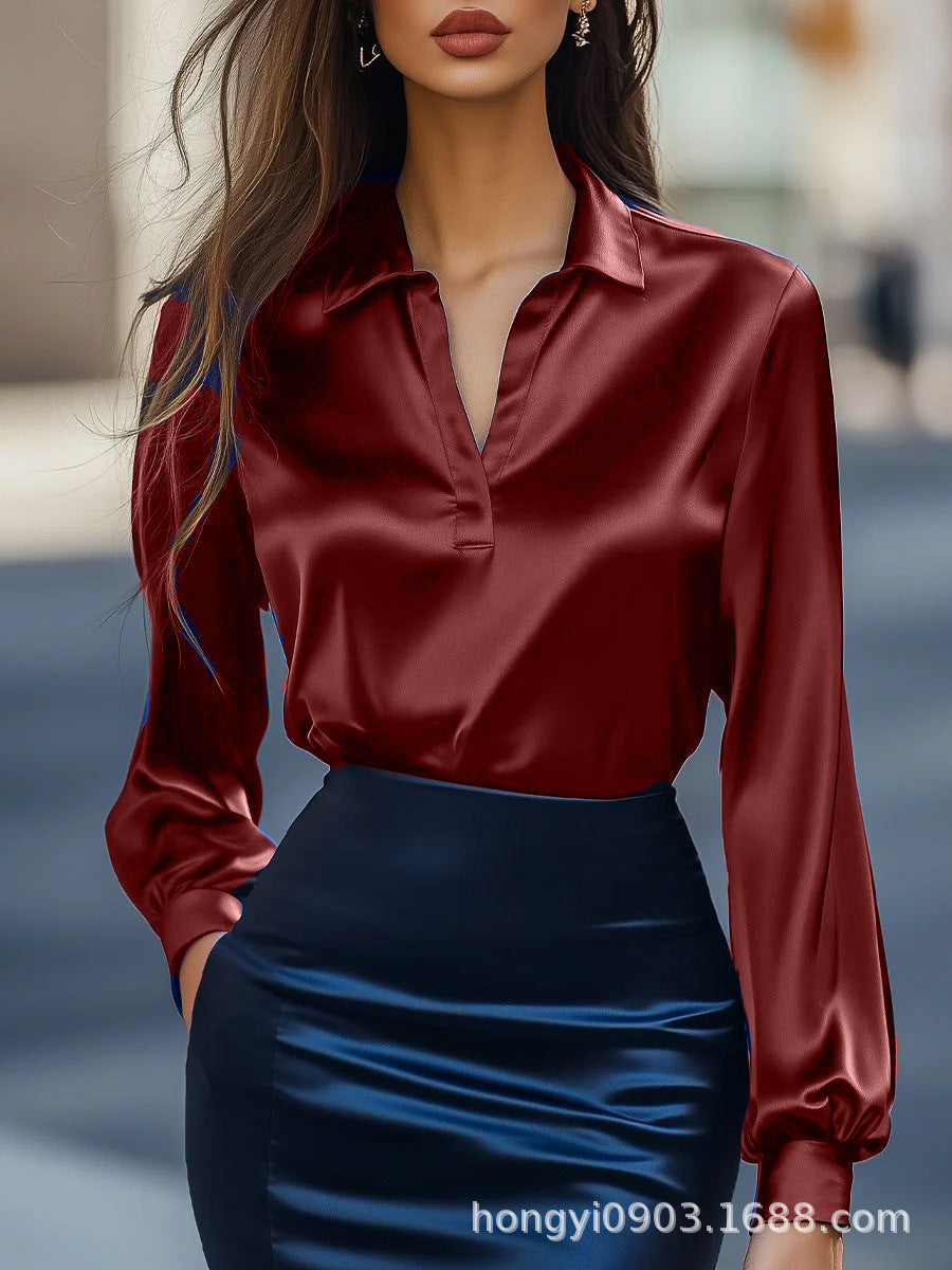 Damen elegante Bluse Norvielle