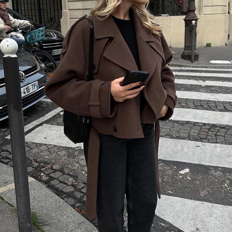 Damen Oversized Wintermantel Norvielle