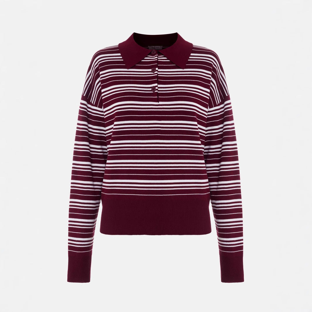 Damen Cardigan Gestreift Lässige Passform Norvielle