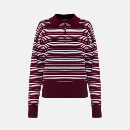Damen Cardigan Gestreift Lässige Passform Norvielle