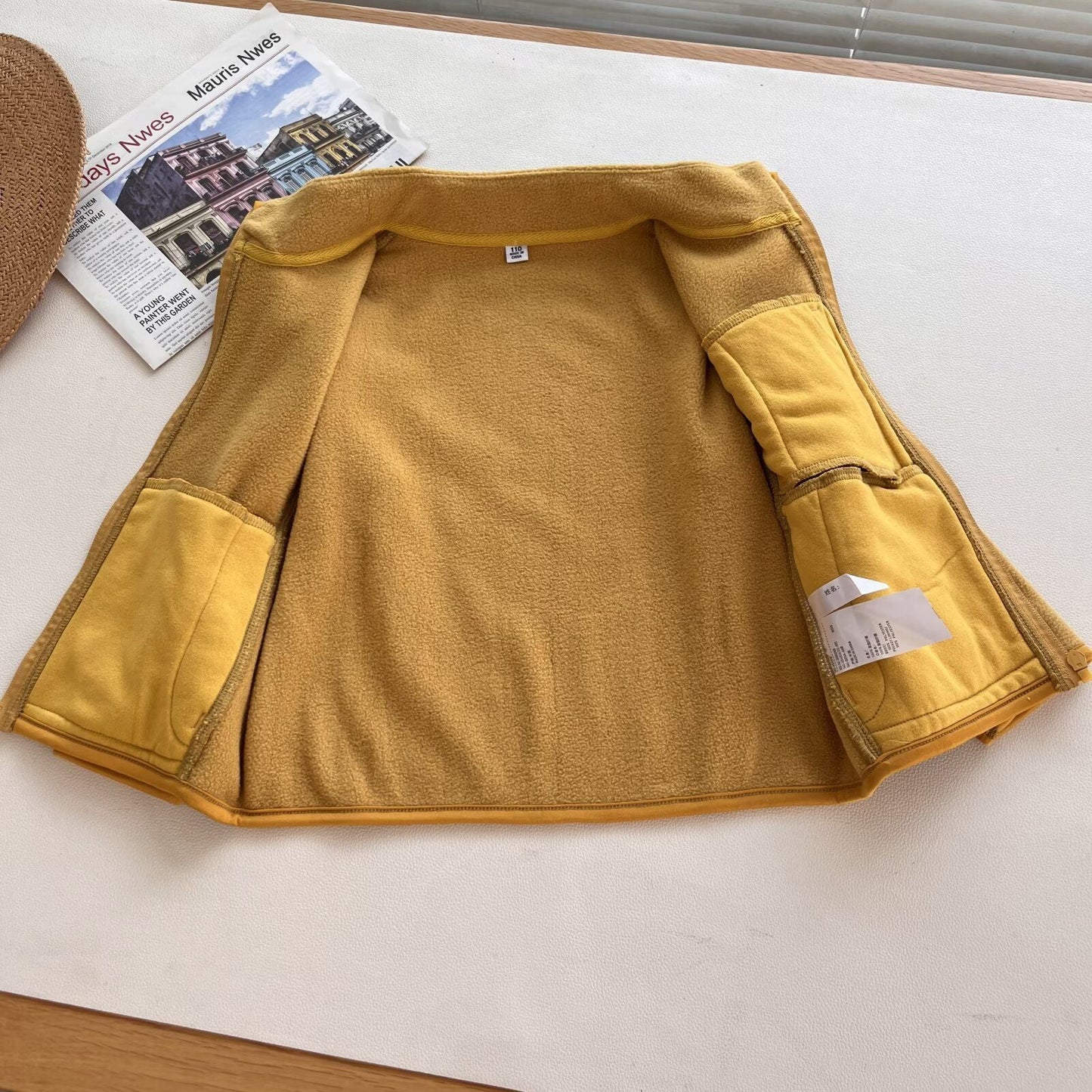 Damen Fleecejacke Hochschließend Reißverschlusstaschen Norvielle