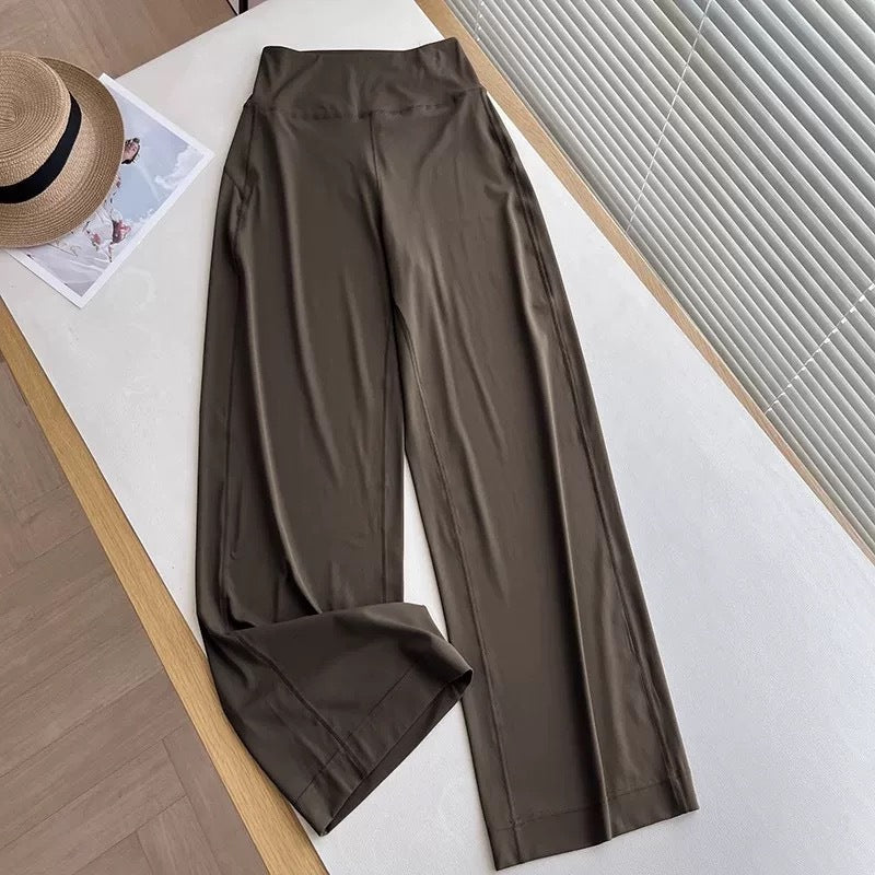 Damen Relaxhose Hochbund Weite Bein Norvielle