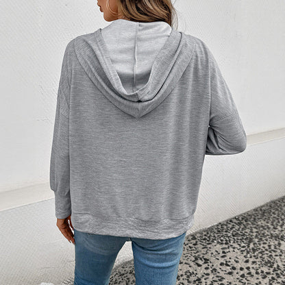 Damen Kapuzenpullover Lässig Warm Norvielle