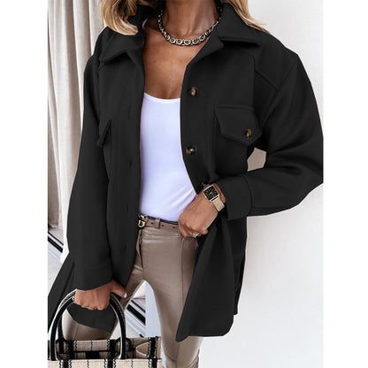 Damen Übergangsmantel mit Gürtel Elegantes Design