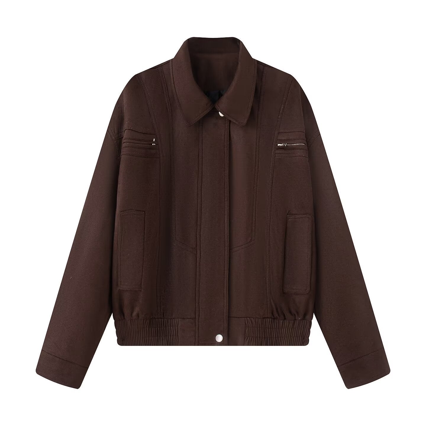 Damen Übergangsjacke Norvielle Elegantes Design Praktische Taschen