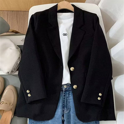 Damen Blazer Doppelter Knopfleiste Norvielle