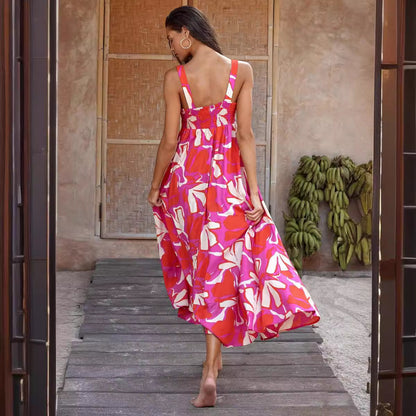 Damen Maxikleid Floralmuster Norvielle