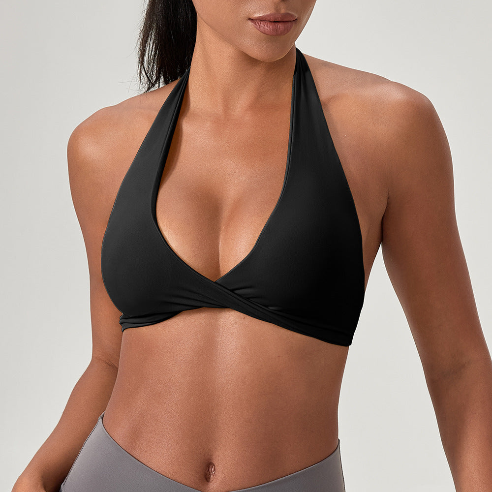 Damen Triangel-Bikini Oberteil Verstellbare Träger Nahtlos Norvielle