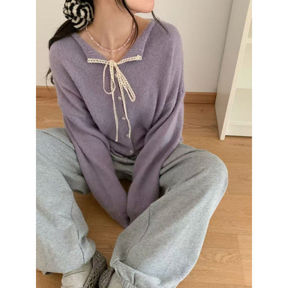 Damen Cardigan mit Kordelzug und Knöpfen Norvielle - Norvielle