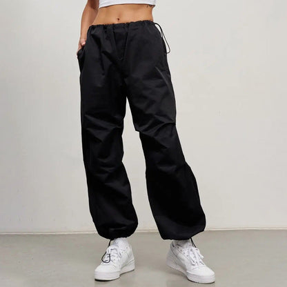 Damen Sport-Hosen Verstellbarer Bund Praktische Taschen