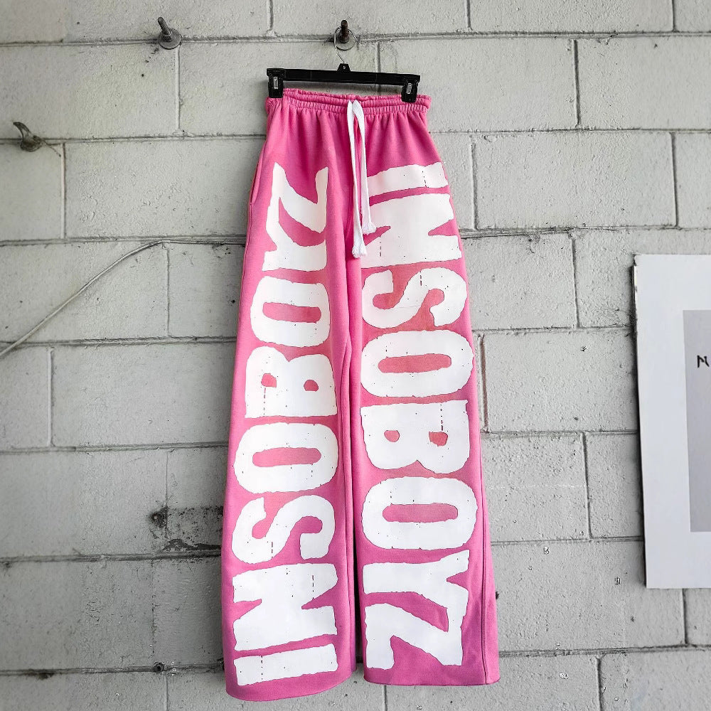 Damen Freizeithose Statementdruck Norvielle