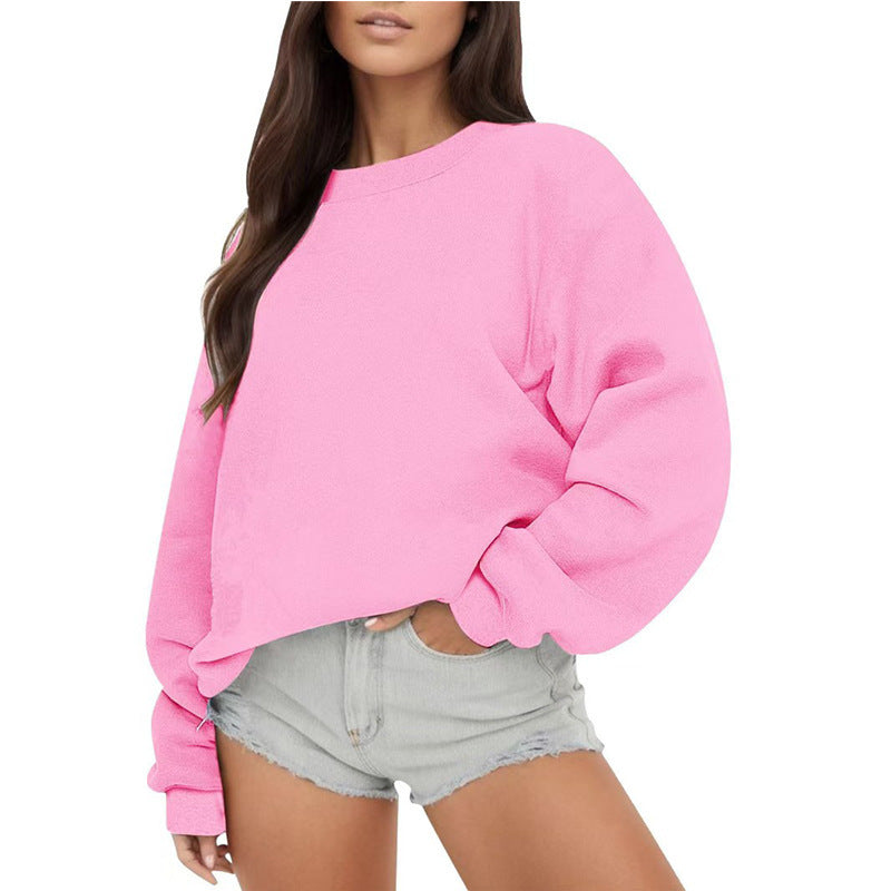 Damen Sweatshirt Lässiger Schnitt Voluminöse Ärmel Norvielle