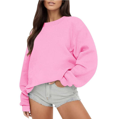 Damen Sweatshirt Lässiger Schnitt Voluminöse Ärmel Norvielle