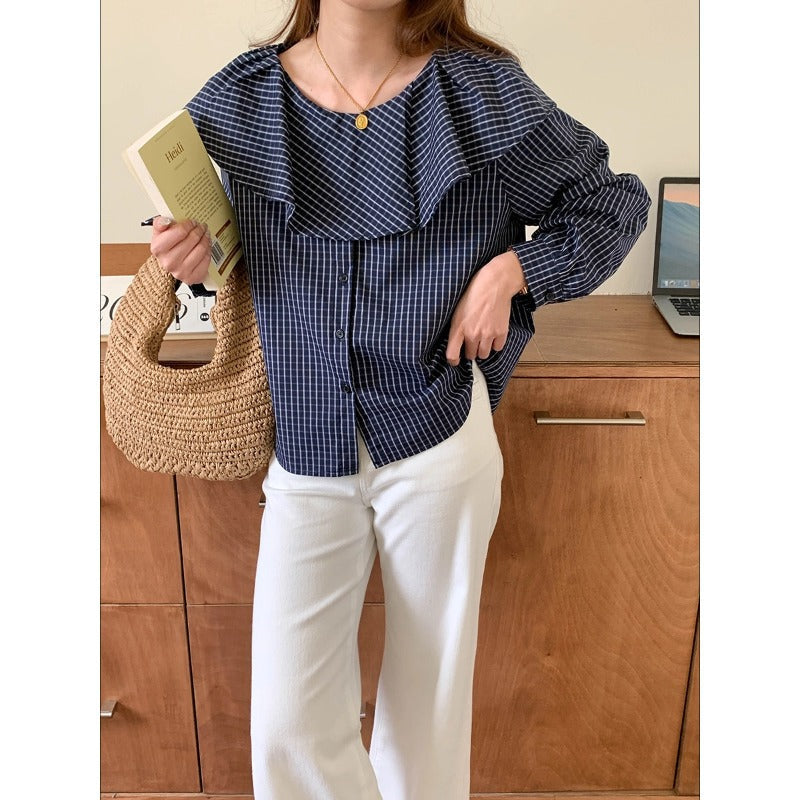 Damen Bluse Rüschendetails Norvielle - Norvielle