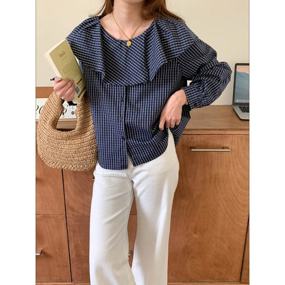 Damen Bluse Rüschendetails Norvielle - Norvielle