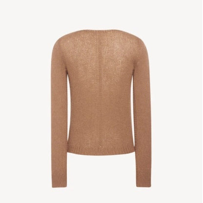 Damen Pullover V-Ausschnitt Kuschelfleece Norvielle