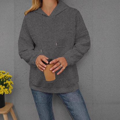 Damen Oversize Kapuzenpullover Strukturiert Norvielle - Norvielle