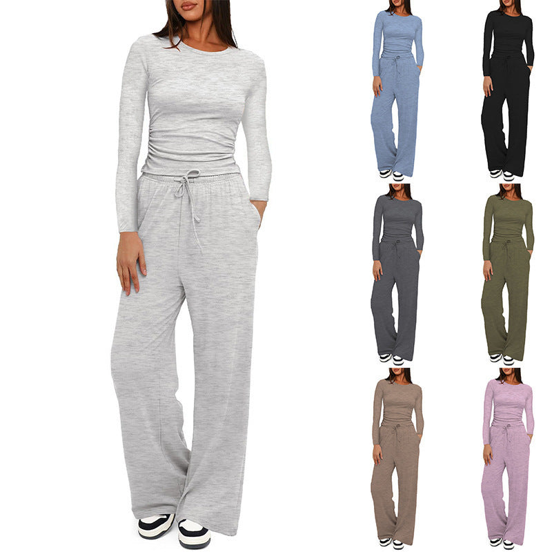 Damen Lounge-Set Langarm Norvielle - Norvielle