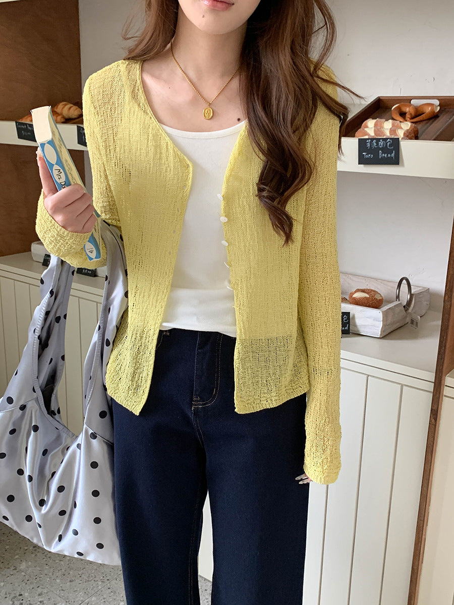 Damen Strickjacke Leicht Norvielle
