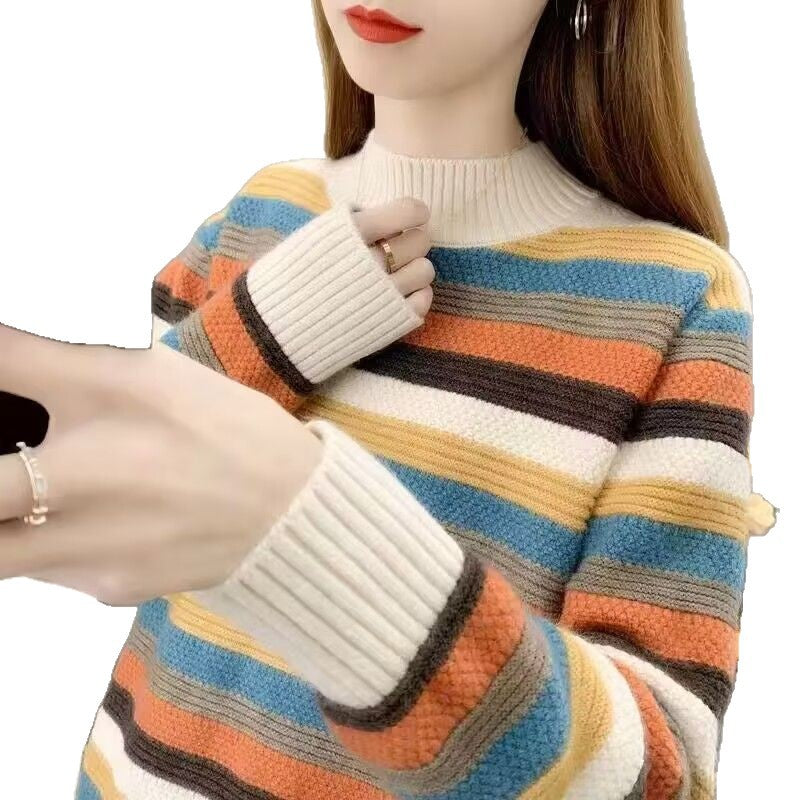 Damen Pullover Strukturmuster Norvielle