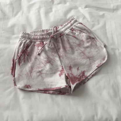 Damen Sweatshorts Batikdesign Bequem
