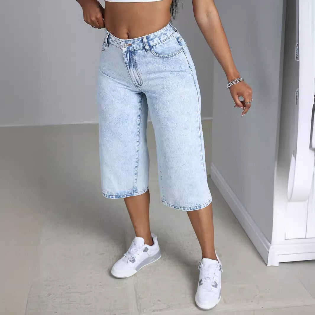 Damen Culotte Jeans Komfort Norvielle - Norvielle