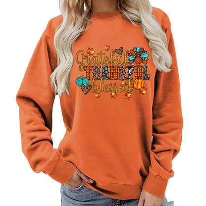 Damen Sweatshirt Herbstliches Motiv Norvielle